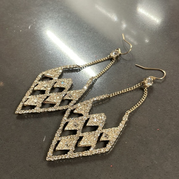 Alexis Bittar Crystal Lattice Earrings - Picture 2 of 3